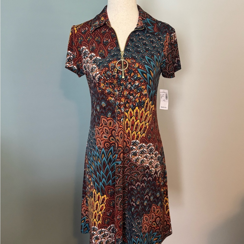 MSK Petite Paisley Print Dress - NWT